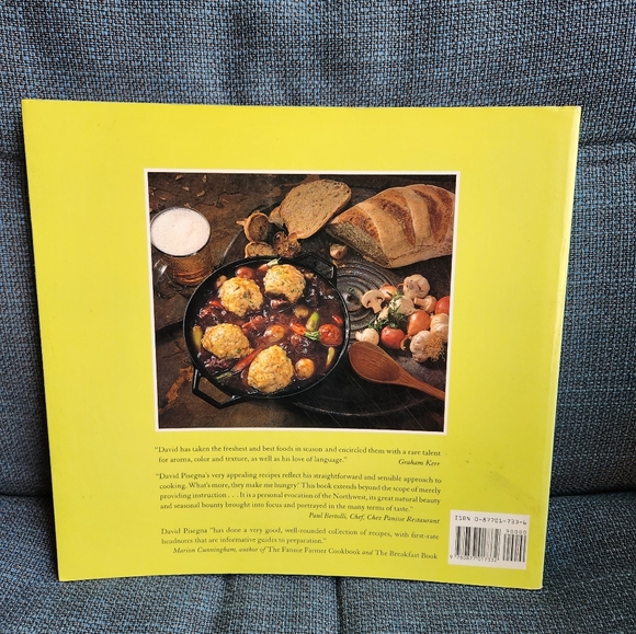 David Pisegna FOOD FOR ALL SEASONS Recipes Cookbook from PNW Pacific Northwest - Picture 2 of 3